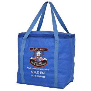 Portable Nonwoven Cooler Bag with Zipper