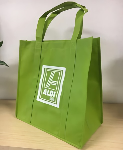 Green-non-woven-shopping-bag