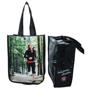 Lululemon Laminated PP Woven Shopping Bag