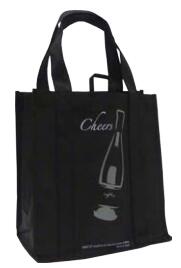 Non-Woven PP 6 bottle wine  tote.