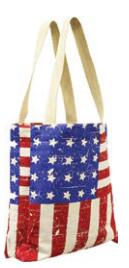 100% Cotton or Poly/Cotton,  small reusable shopping  bag